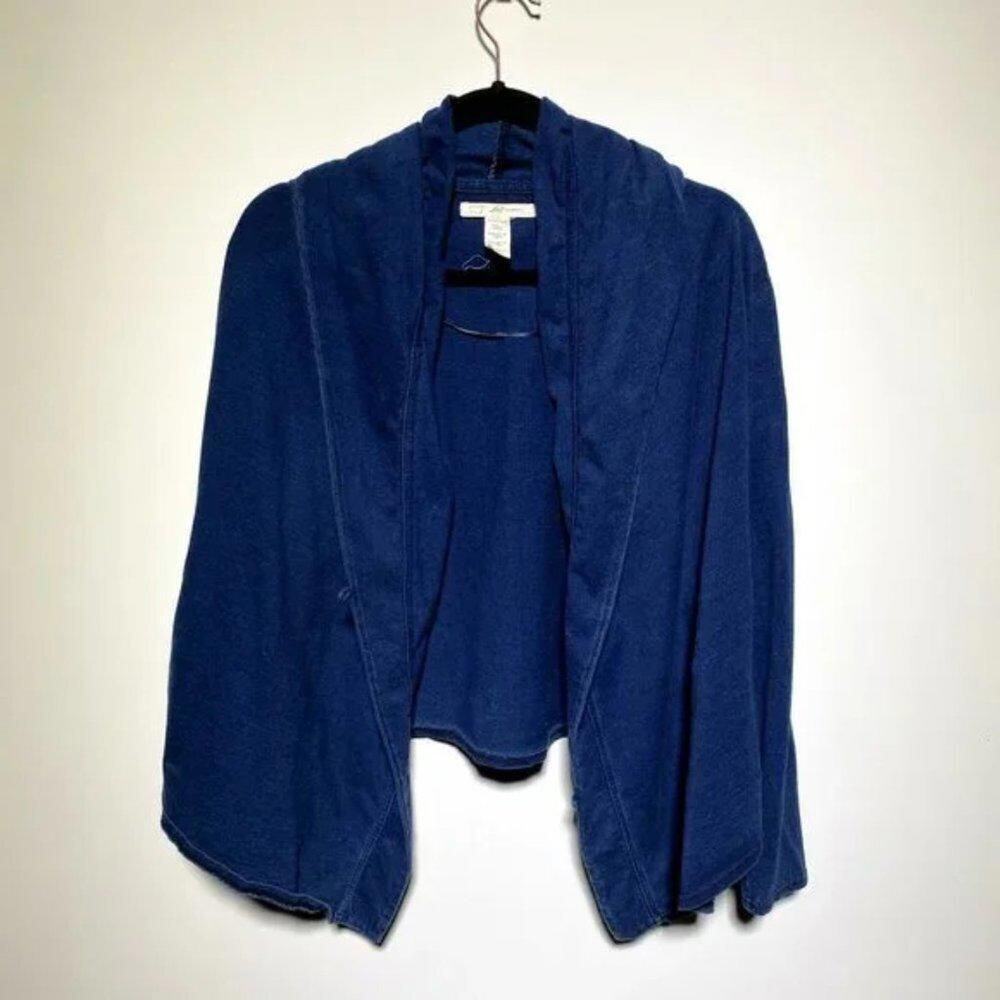 Levi's Womens Blue Wrap Around Neck Jacket Size S